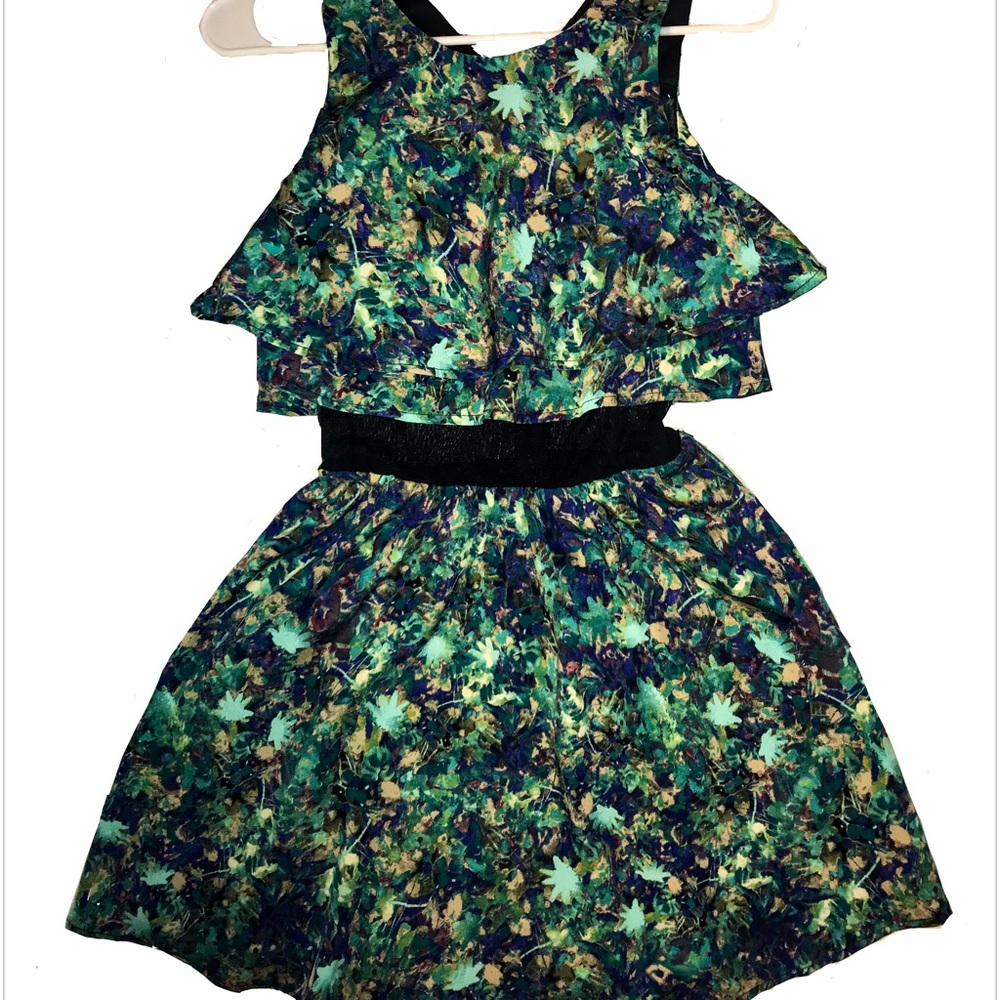 Floral Vera Wang dress
